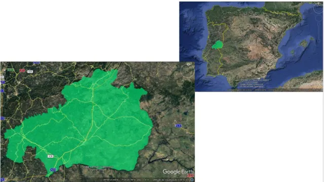 Figura 4: Como chegar ao geopaque (A23: Auto-estrada 23; IC8: Itenerário complementar 8)