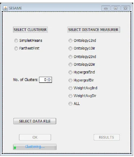 Figure 6: SESAME’s GUI.