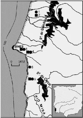 Figure 1 Geographic location of the Necropolis of  Casas Velhas (Number 1). 