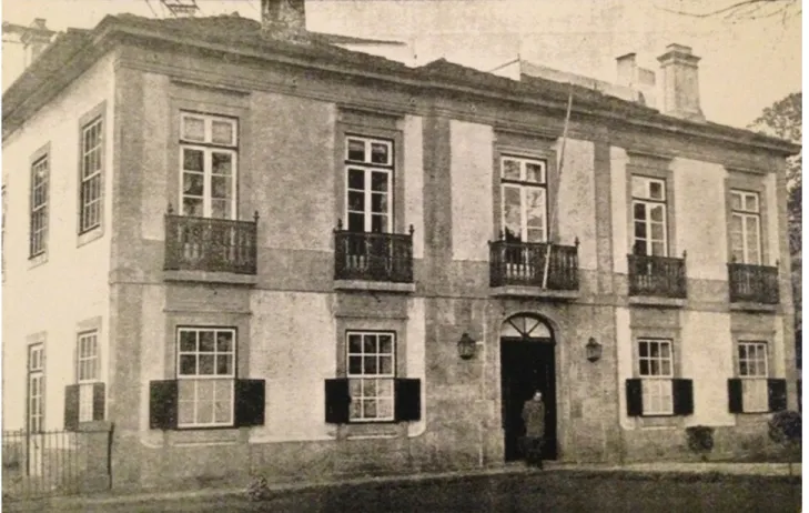 Fig. 2 – Edifício na Travessa do Carregal, onde instalou primeira sede o CMP em 1917 .