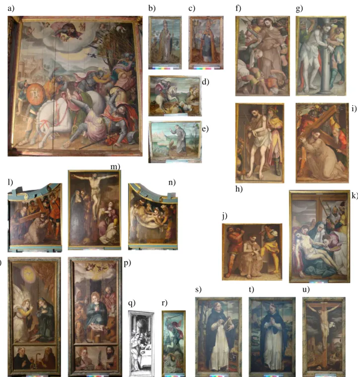 Figura  5-3:  Pinturas  atribuídas  a  Francisco  João:  Igreja  Matriz  de  Pavia  -    Conversão de S