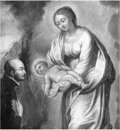 Fig. 7 – Santo Inácio e a sua devoção à Virgem com o Menino.