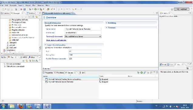 Fig. 10: Interface de desenvolvimento do Webmethods Designer 