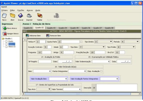 Figura 3.10: Applet ISELO 