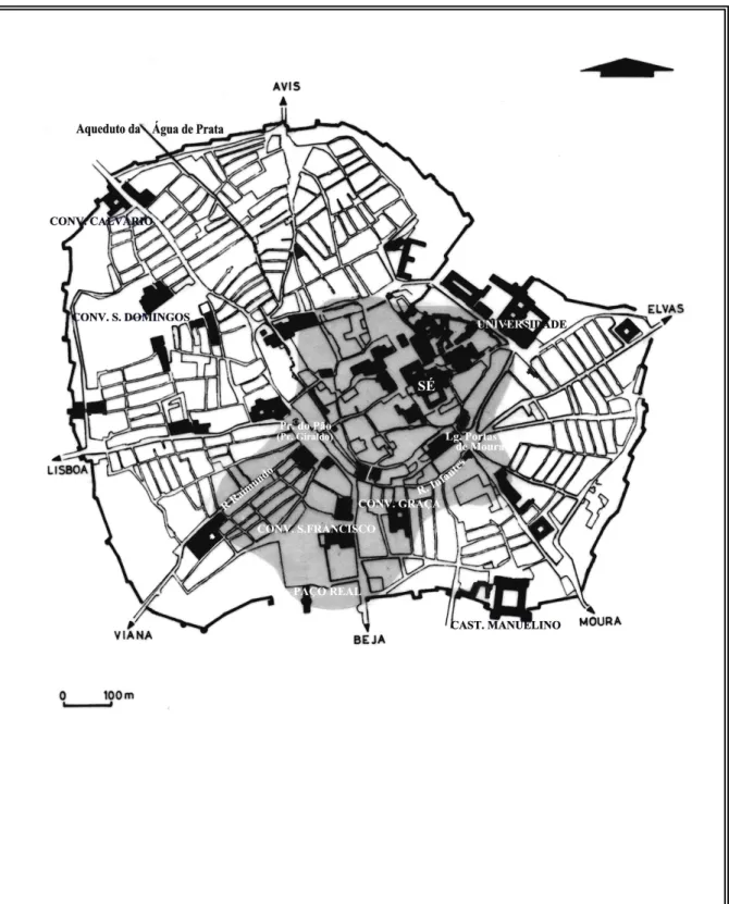 Figura 4 – A cidade no Século XVI 