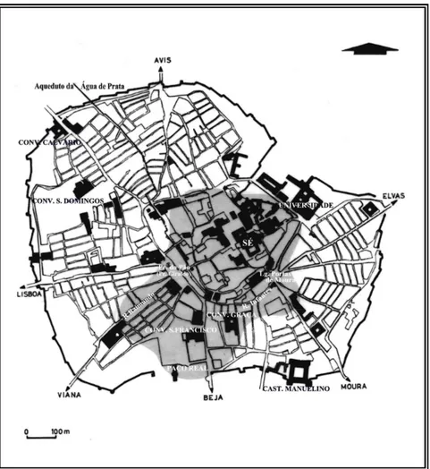Figura 4 – A cidade no Século XVI 