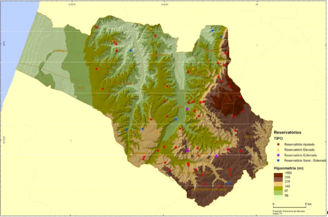 Figura 22 - Reservatórios do concelho de Pombal  Fonte: Município de Pombal 