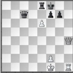 Figura 2.1: Uma posi¸c˜ ao simp´ atica de um jogo de xadrez.