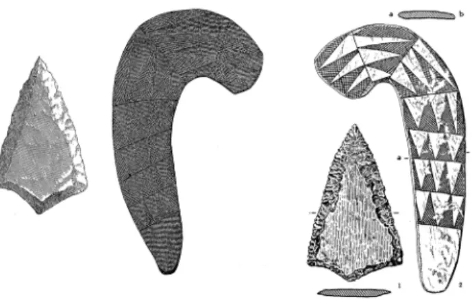 Fig. 5 - O espólio da «sepultura» de Martim Afonso, à  esquerda segundo A. F. Simões (1878: 42 - fig