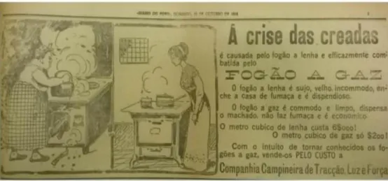 Figura 9. Propaganda de fogão a gás. 