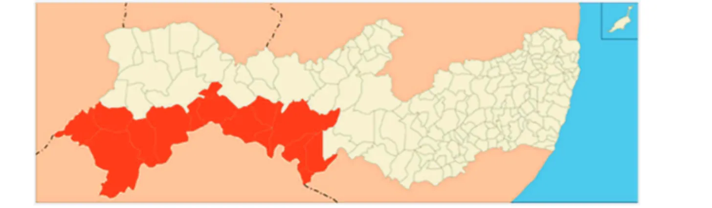 Figura 6: Mesorregião do São Francisco Pernambucano