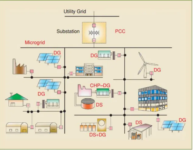 Figure 7 - Microgrid Architecture. 