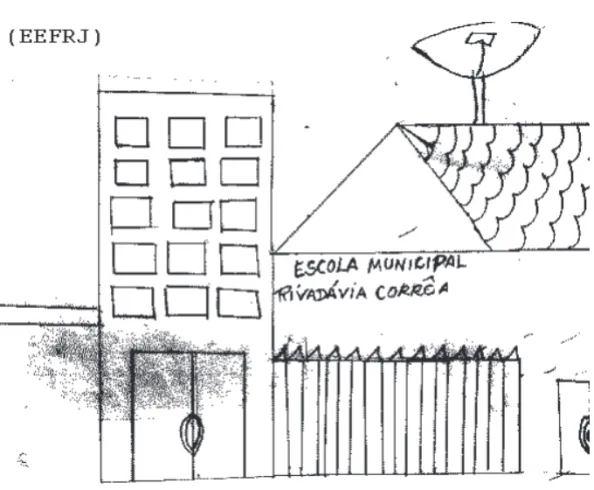 Figura 5: Desenho de aluno do Ensino Fundamental do Estado do Rio de Janeiro (EEFRJ).