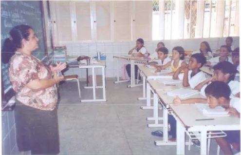 Figura 4 – Situação de aula na Escola Municipal Professor Ascendino de Almeida. 