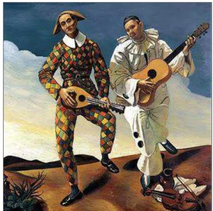 Figura 6 Arlequim et Pierrot. André Derain, 1925. 