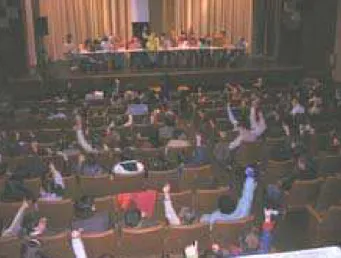 Foto 8 – Momento de votação, na Assembléia.  