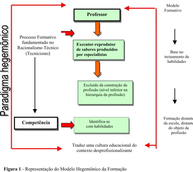 Figura 1 - Representação do Modelo Hegemônico da Formação Fonte: (RAMALHO, NUÑEZ e GAUTHIER, 2003, p