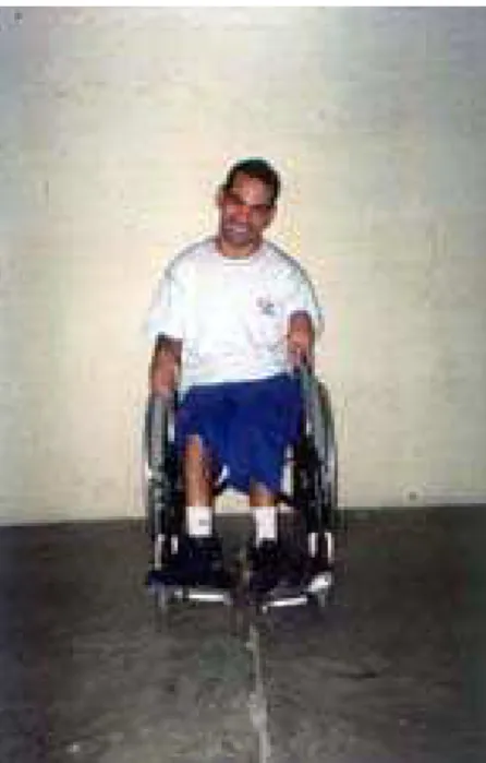 Figura 20: O aluno João em cadeira de rodas. 