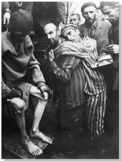 Figura 1 -  Imagem de Auschwitz retirada do site  spectrum.weblog.com.pt/arquivo/2005/01/  