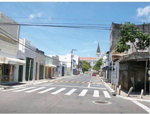 Foto 01: Primeiro trecho da Rua Santa Luzia.  Fonte: José Helder Monteiro Fontes 