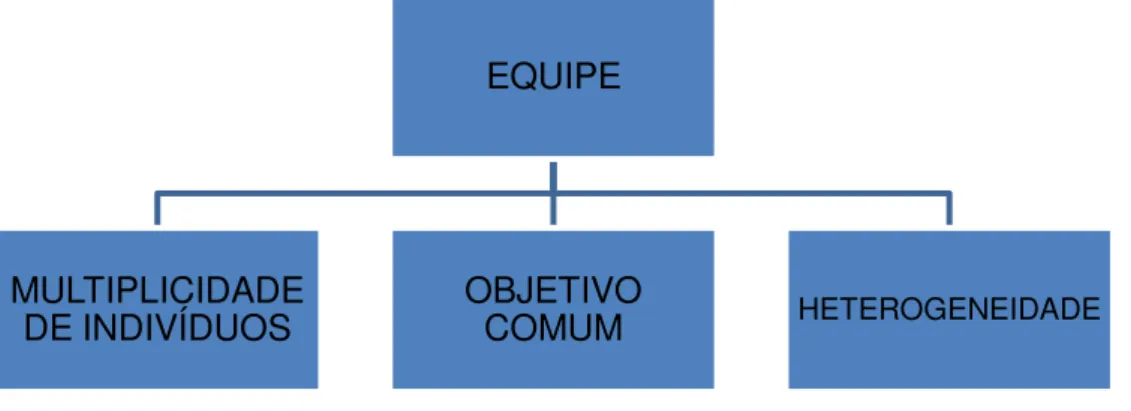 Figura 3: Elementos essenciais para a formação de uma equipe 