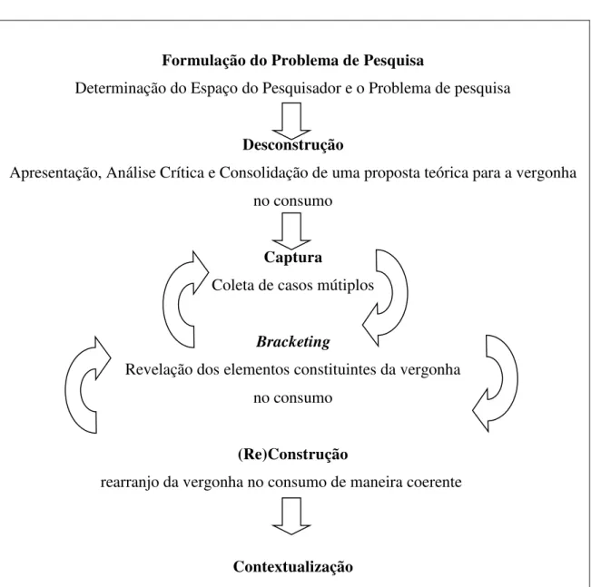 Figura 06: Etapas de Pesquisa Consolidadas  Fonte: Adaptado de Denzin (1989). 