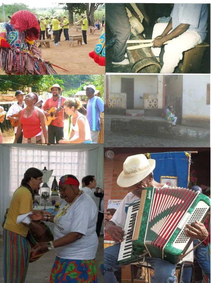 Foto 3: Maracatu Rural  – Cambinda Brasileira (Nazaré da Mata - Pernambuco) - Batuque de Umbigada (Tietê- São Paulo)