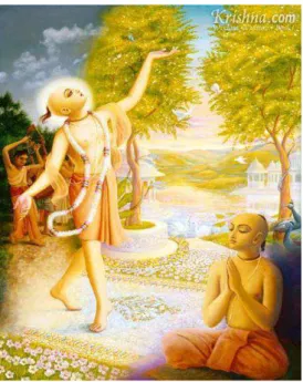 Figura 17  – Caitanya Mahaprabhu dançando em êxtase 