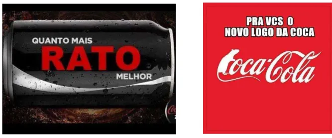 Figura 2 – Memes com Coca-Cola e Ratos 
