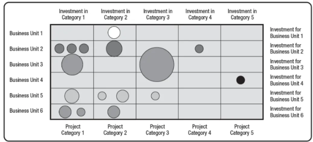 Figure 8: Bubble graph (depicting categorization and category) 