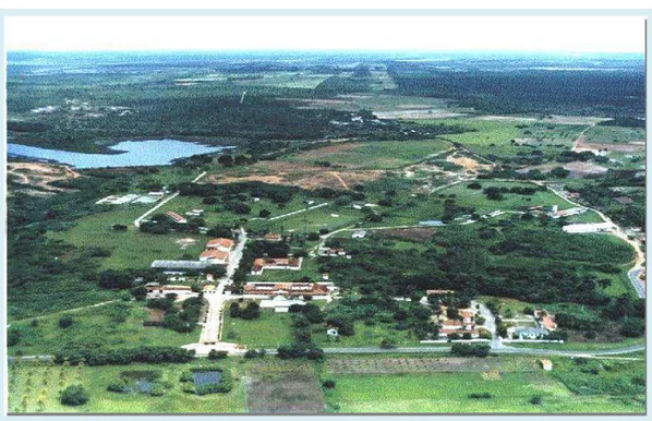 Figura 01  – Vista aérea da Escola Agrícola de Jundiaí - EAJ 