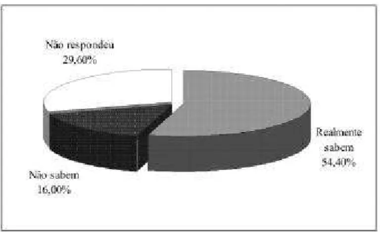 Gráfico 3 - Respostas descritivas das 125 mulheres que afirmaram que sabem o que significa o produto orgânico no questionário aplicado sobre potencial de consumidores de produtos orgânicos em Campo Grande, MS, 2005.