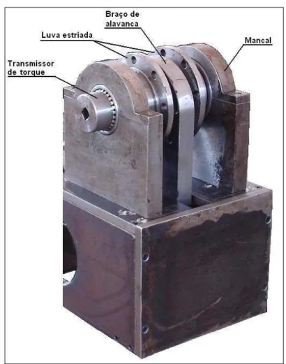Figura 29: Detalhe dos elementos de transmissão de torque. 