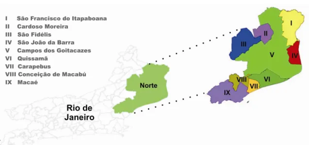 Figura 5 – Território da Cidadania Norte - RJ 