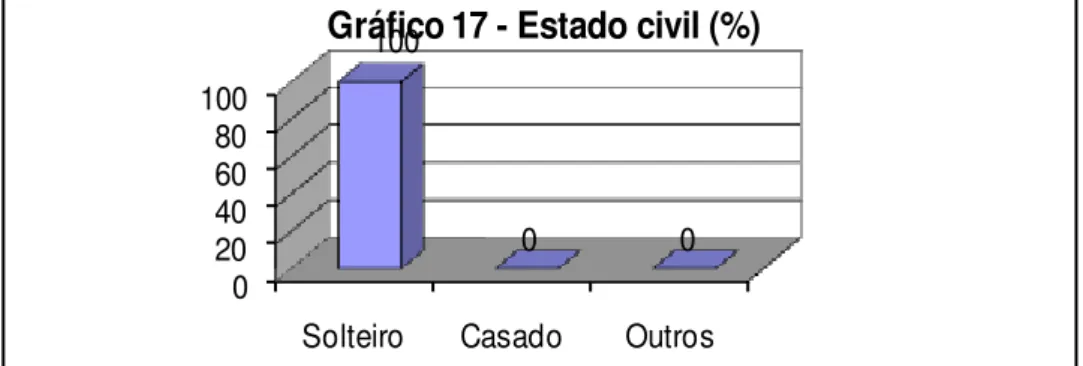 Gráfico 16 - Faixa etária (%).