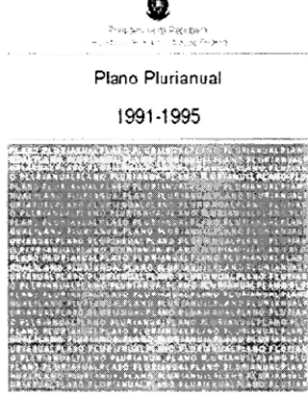 Figura 2 - Plano  Plurianual  1991-1995 