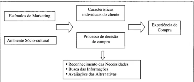 FIGURA 3.1: Modelo estímulo-resposta do comportamento de compra 