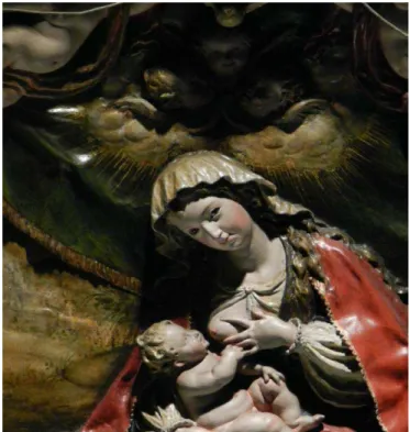 Fig.  7:  Virgen  de  La  Leche,  1692,  Catedral  de  Santiago  de Compostela. Fonte: acervo da autora 