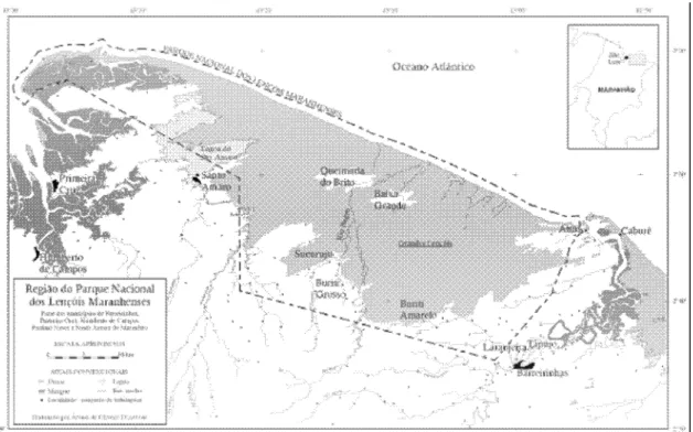 Figura 02: Parque Nacional dos Lençóis Maranhenses. 