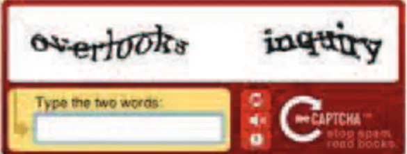 Figura 1. CAPTCHA baseado em texto 