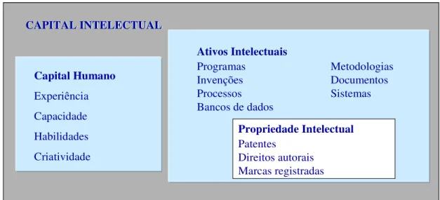 Figura 2: Principais componentes do capital intelectual 