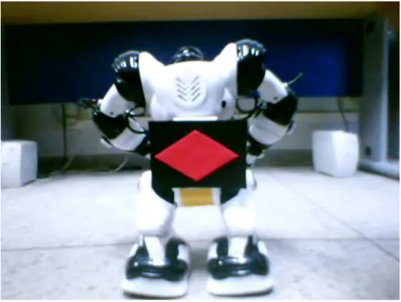 Figura 4.4: Marca utilizada para estima¸c˜ao de pose do robˆo human´oide
