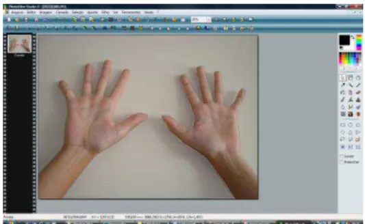 figura 2: Imagem processada no software Adobe Photoshop 