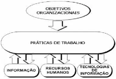 Figura 1: Representação dos componentes organizacionais  