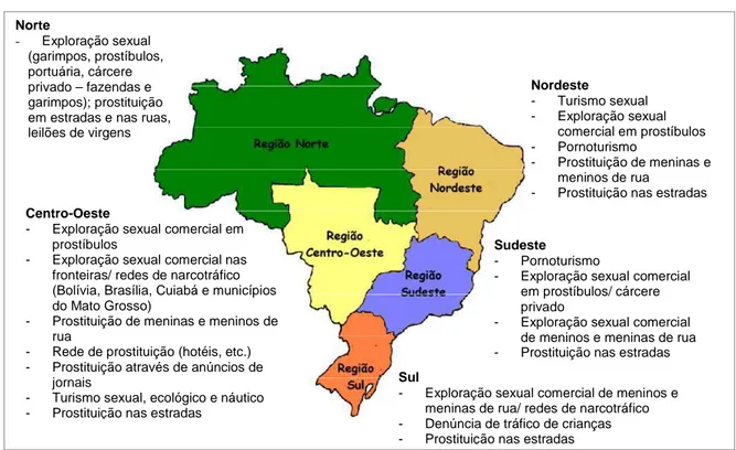 Figura 2. Mapa da exploração sexual no Brasil 