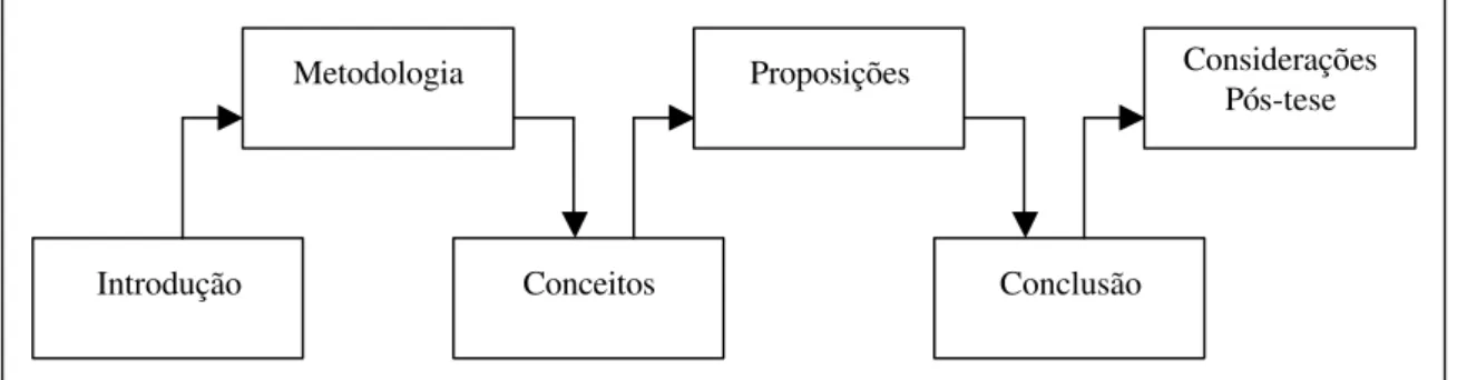 Figura VII.1 – Estrutura do estudo 