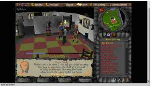 Figura 3.1: Interface do RUNESCAPE