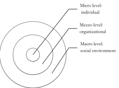 Figure nº 2: Scheme of the creative system’s levels 