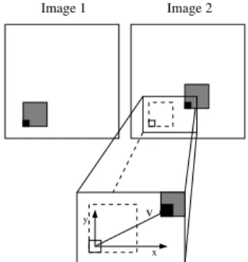 Figure 1: Optical flow vector.