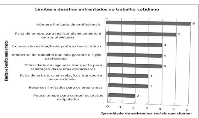 GRÁFICO 6  – Limites e desafios 